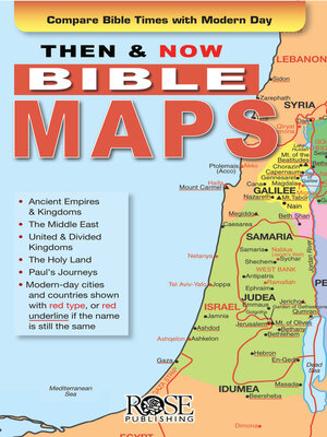 cover image of Then & Now Bible Maps